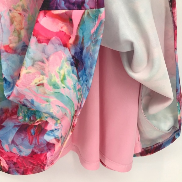 Vibrant, Colorful Stretch Floral Dress - Picture 8 of 13